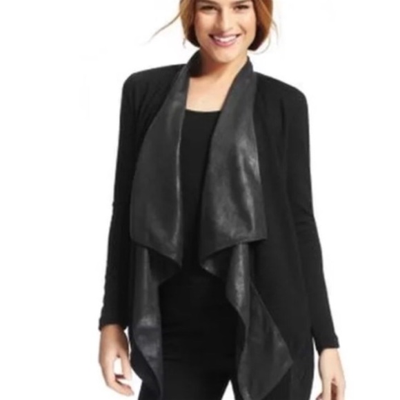 CAbi Jackets & Blazers - Cabi Owens Draped Moto Open Draped Jacket